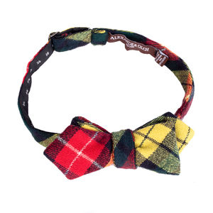 ALEXANDER OLCH DARK BLUE, RED, YELLOW PAISLEY TIE | MENS